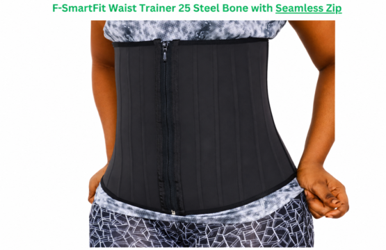 F-SmartFit Waist Trainer 25Steel Bone  with Seamless Zip