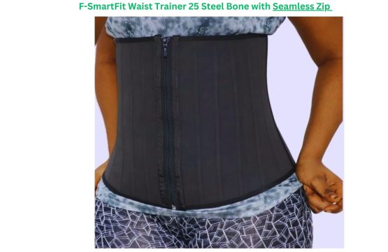 F-SmartFit Waist Trainer 25Steel Bone  with Seamless Zip