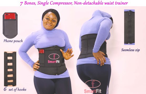 F-SmartFit Waist Trainer 7Steel Bone 1Compressor Non_Detachable