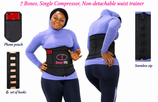 F-SmartFit Waist Trainer 7Steel Bone 1Compressor Non_Detachable